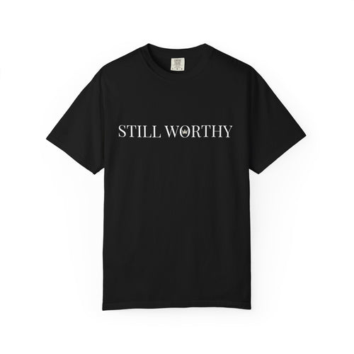 Still Worthy Co. Faith Tee | Women’s Inspirational Christian Affirmation Shirt | Minimalist Spiritual T-Shirt