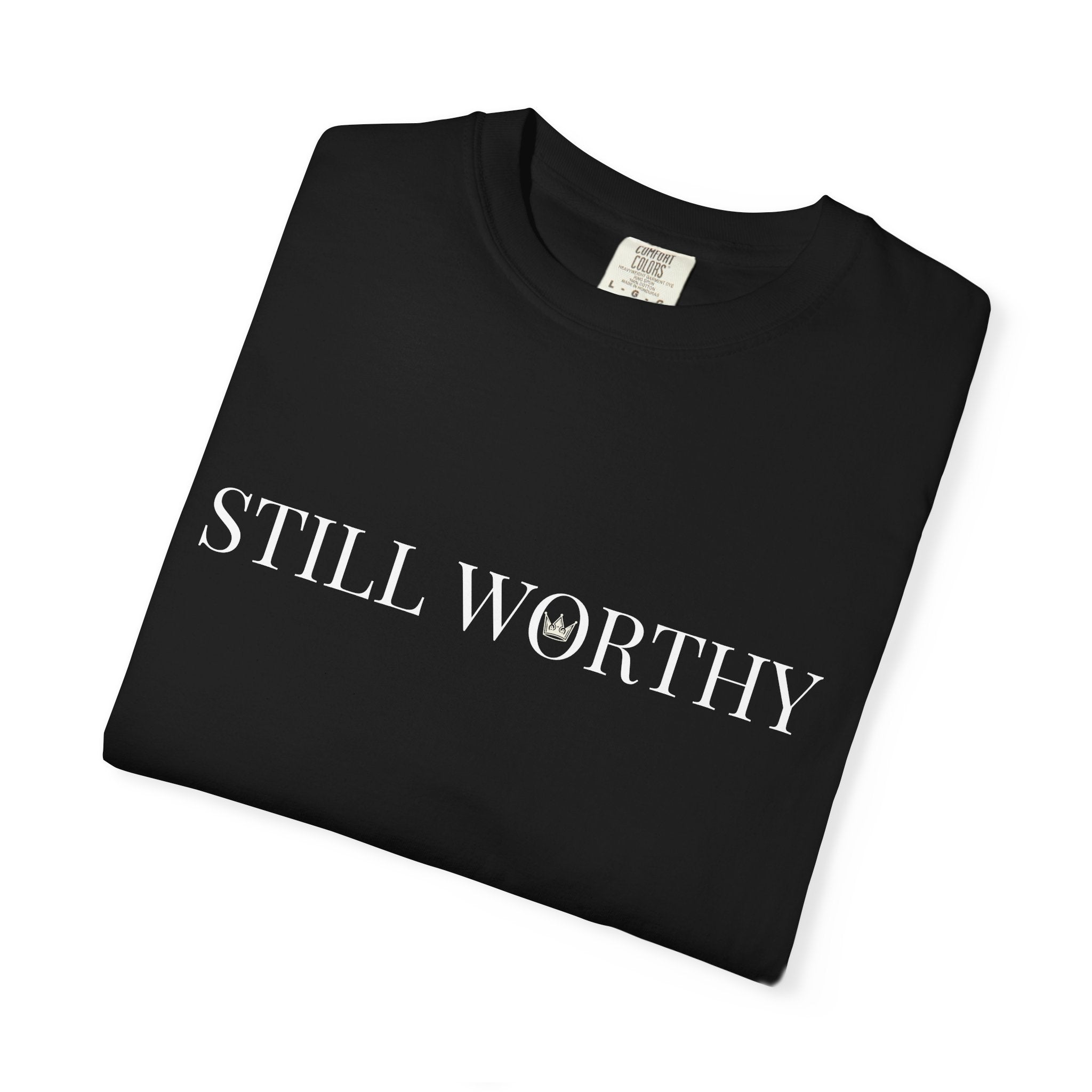 Still Worthy Co. Faith Tee | Women’s Inspirational Christian Affirmation Shirt | Minimalist Spiritual T-Shirt